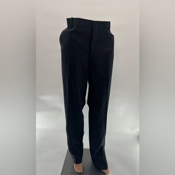 J. Ferrar Ultra Comfort Men's Slim Fit Flat Front Suit Pants - Classic Black - Picture 2 of 10